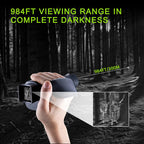 Infrared Monocular with 3x Optical Zoom and 10MP Photo Capture, 300m Night Vision Range All Vera Mart