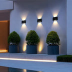 Solar Wall Light with Warm White LED and Automatic Dusk Sensor, Weatherproof All Vera Mart