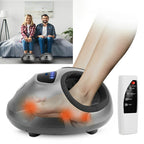 Electric Foot Massager with Kneading Nodes and Heat, Remote Control All Vera Mart