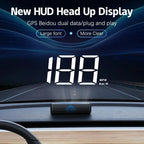 Windshield Projection Speedometer with Dual Satellite Reception and Auto Brightness Control All Vera Mart