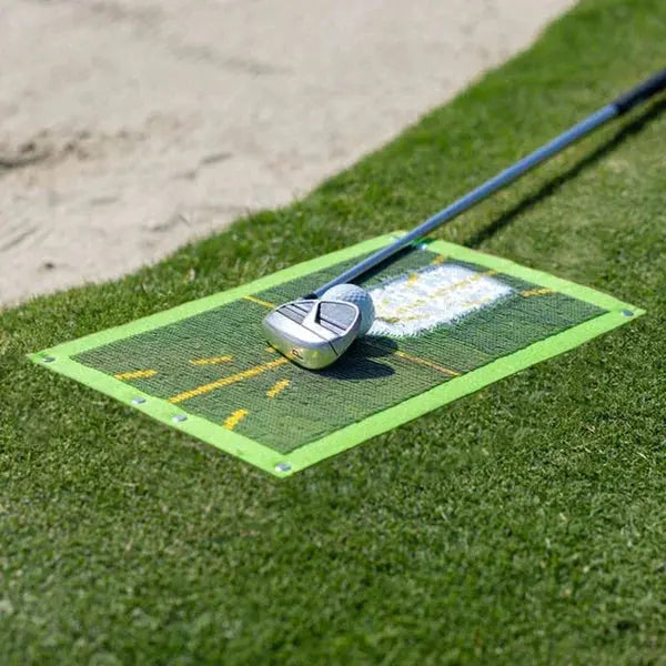 Golf Swing Trainer Mat with Divot Feedback and Impact Marking, Indoor/Outdoor All Vera Mart