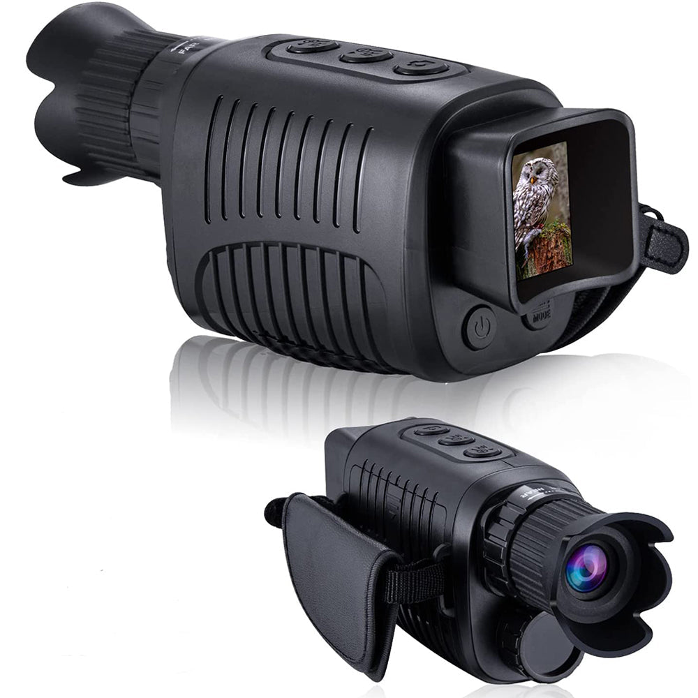 Infrared Monocular with 3x Optical Zoom and 10MP Photo Capture, 300m Night Vision Range All Vera Mart