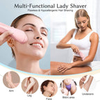 Cordless Electric Shaver with Dual Blade Heads and Waterproof Design, 120-Minute Runtime All Vera Mart