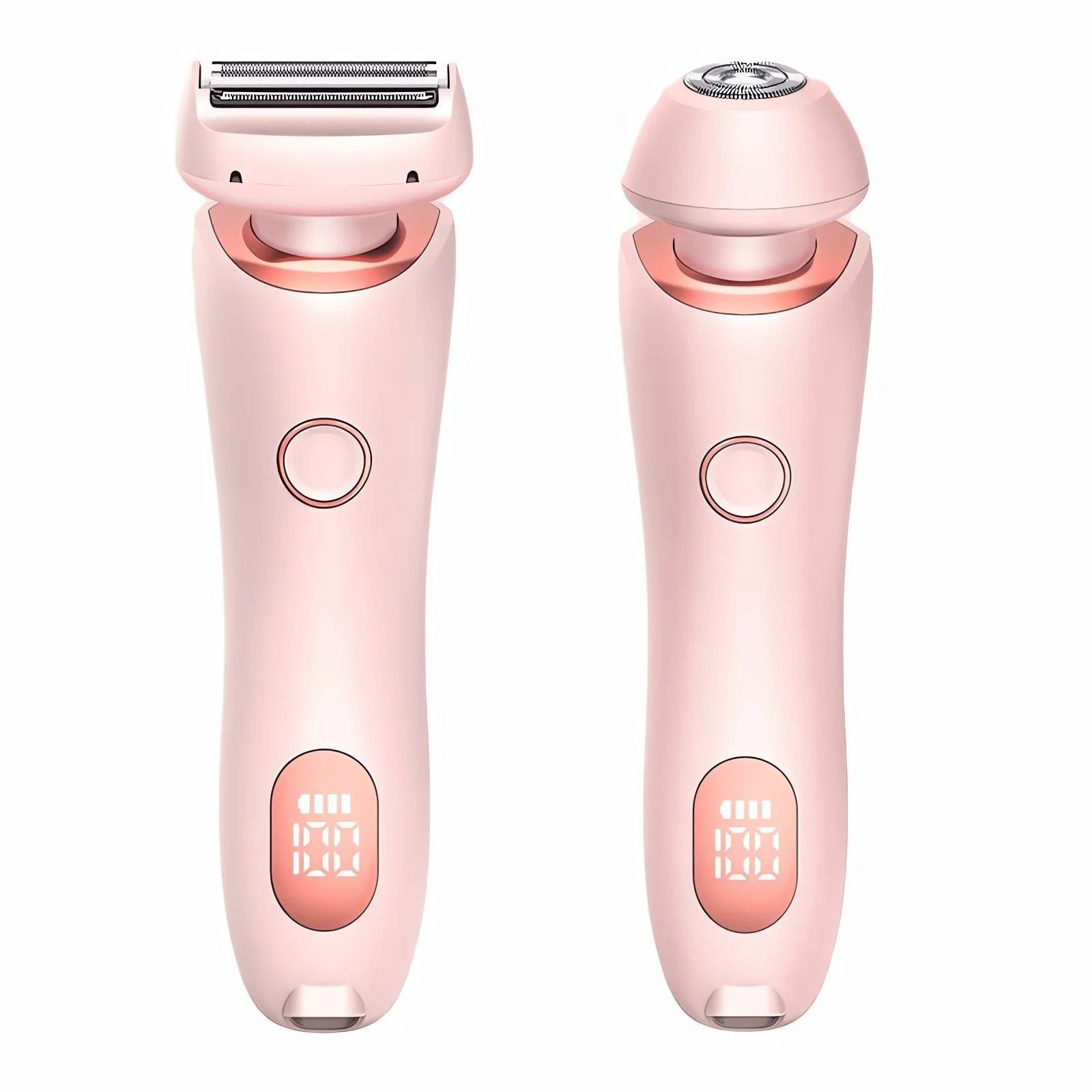 Cordless Electric Shaver with Dual Blade Heads and Waterproof Design, 120-Minute Runtime All Vera Mart