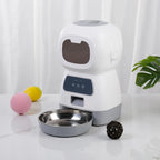Automatic Pet Feeder with App Control and Voice Recording, 3.5L Capacity All Vera Mart