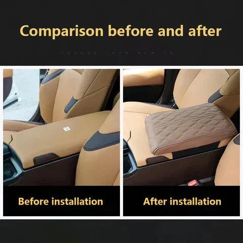 Memory Foam Car Armrest Cushion with Water Resistant Microfiber Cover, Universal Fit All Vera Mart