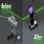 Wireless Charging Stand with Adjustable Phone Holder and LED Status Indicators All Vera Mart