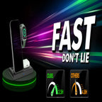 Wireless Charging Stand with Adjustable Phone Holder and LED Status Indicators All Vera Mart