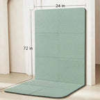 Yoga Mat with Dual Surface Grip and 6mm TPE Cushioning, Foldable Design All Vera Mart