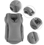 Inflatable Lap Pillow with Face Opening and Carry Bag for Travel All Vera Mart