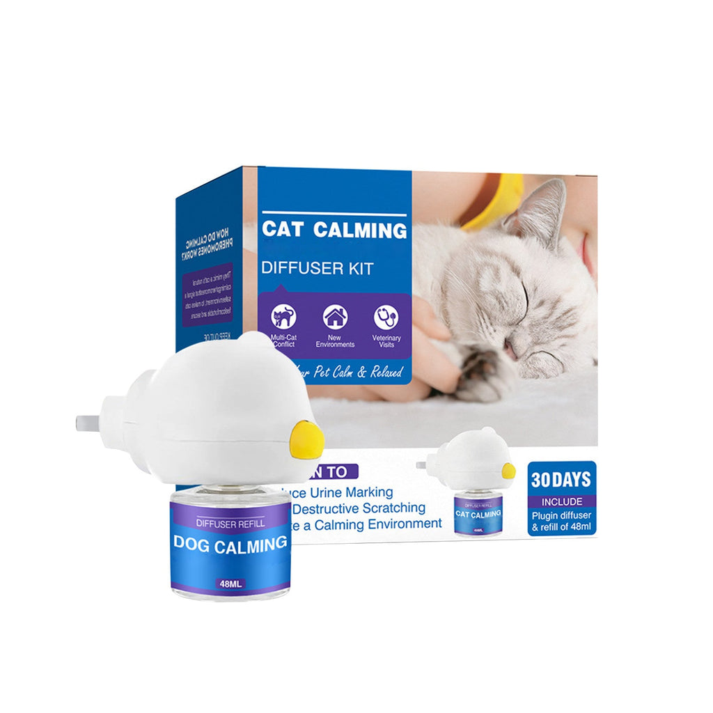 Pheromone Diffuser for Pets with 700 Sq Ft Coverage and 60-Day Refill Supply All Vera Mart