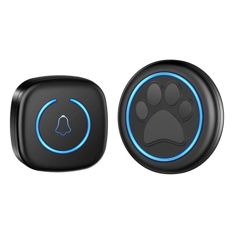 Pet Door Bell System with Touch Sensitive Button and 1000ft Wireless Range All Vera Mart