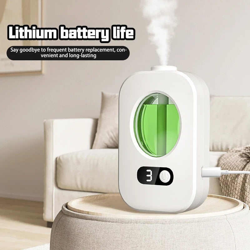 Ultrasonic Aroma Diffuser with Adjustable Spray Intervals and Rechargeable Battery All Vera Mart