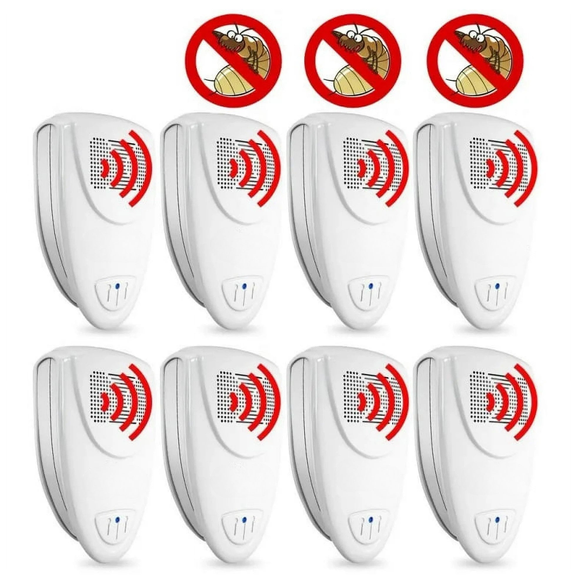 Ultrasonic Pest Repeller with 215 Square Foot Coverage and Multi-Pest Function All Vera Mart