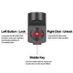 Motion Sensing Bike Alarm with 120dB Siren and Horn, IPX4 Water Resistant All Vera Mart
