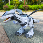 Walking Dragon Toy with Water Mist Fire Effect Lights and Roaring Sounds in White Or Green