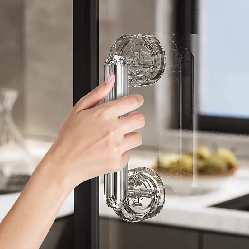 Suction Cup Door Handle for Glass and Tile Surfaces All Vera Mart