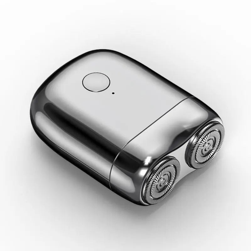 Mini Rechargeable Electric Shaver with Magnetic Charging and Travel Pouch, Water Resistant All Vera Mart