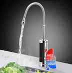 Instant Electric Kitchen Tap with Single Lever Control and Stainless Steel Construction All Vera Mart