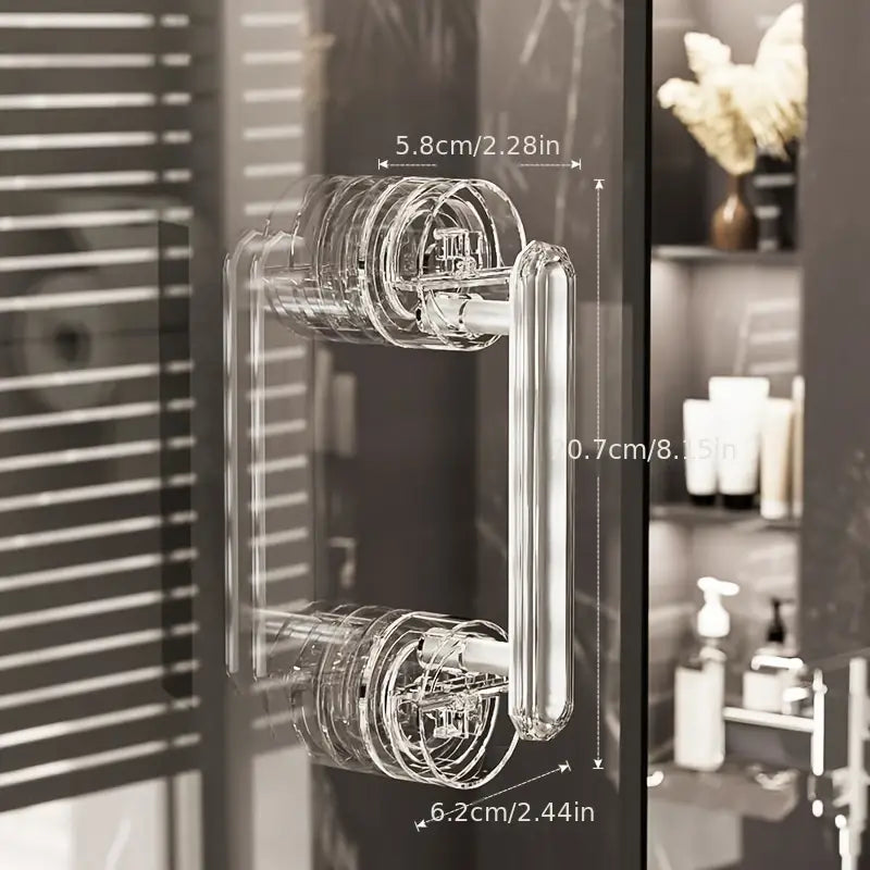 Suction Cup Door Handle for Glass and Tile Surfaces All Vera Mart
