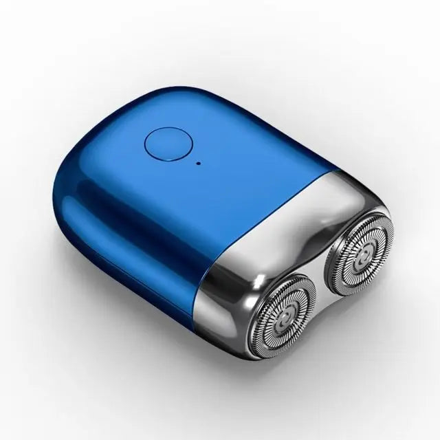 Mini Rechargeable Electric Shaver with Magnetic Charging and Travel Pouch, Water Resistant All Vera Mart