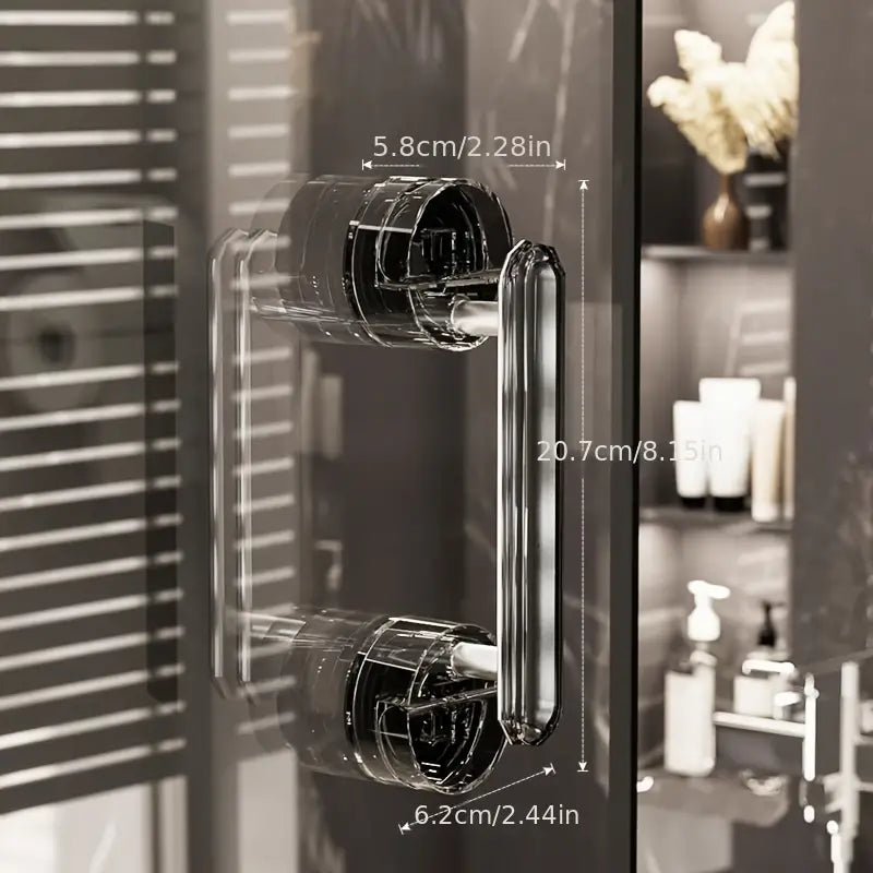 Suction Cup Door Handle for Glass and Tile Surfaces All Vera Mart