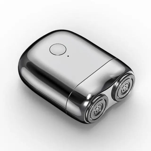Mini Rechargeable Electric Shaver with Magnetic Charging and Travel Pouch, Water Resistant All Vera Mart