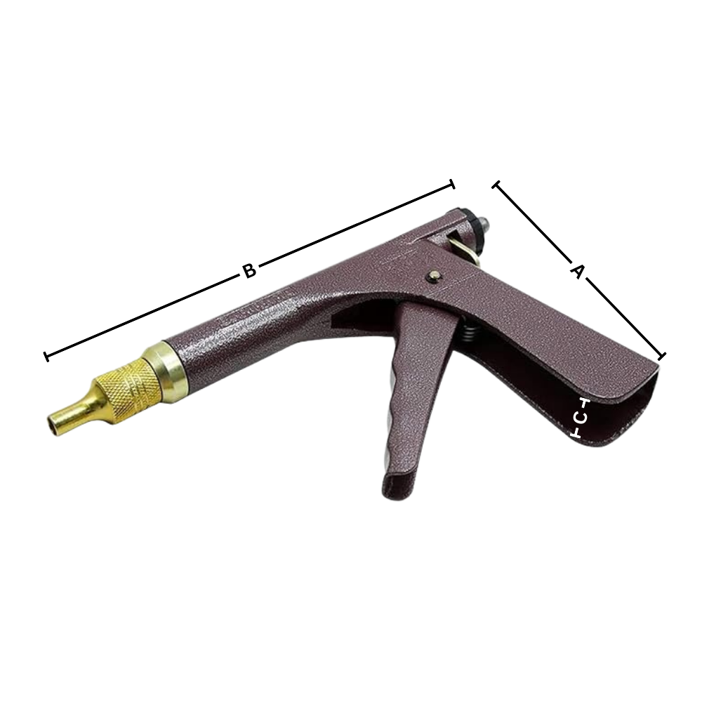 Tubeless Tire Puncture Repair Tool with Mushroom Plugs and Trigger Mechanism All Vera Mart