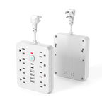 Multi-Port Power Strip with 14 Outlets and Surge Protection, Compact Desktop Design All Vera Mart