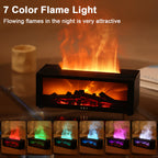Ultrasonic Mist Diffuser with Flame Light Effect and Remote Control All Vera Mart