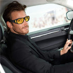 Yellow Polarized Driving Glasses with UV400 Protection and Wraparound Design All Vera Mart