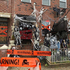 Halloween Warning Tape 2 Piece Set for Haunted House and Party Decor