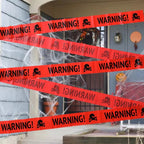 Halloween Warning Tape 2 Piece Set for Haunted House and Party Decor