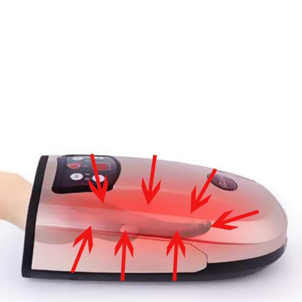 Air Compression Hand Massager with Dual Power and Multiple Chambers All Vera Mart