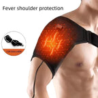 Heated Shoulder Wrap with Three Temperature Settings and Neoprene Material All Vera Mart