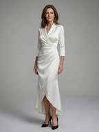 Hyacintha | Relaxed Long-Sleeve Midi Dress