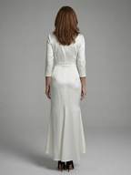 Hyacintha | Relaxed Long-Sleeve Midi Dress