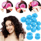Silicone Hair Curlers Set with Heat-Free Wave Styling and Reusable Design, 10 Pack All Vera Mart