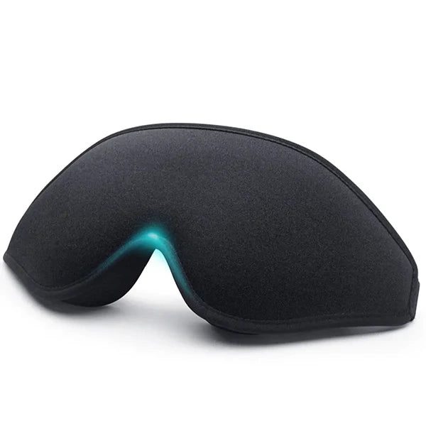 Memory Foam Sleep Mask with 3D Contoured Design and Adjustable Elastic Band All Vera Mart