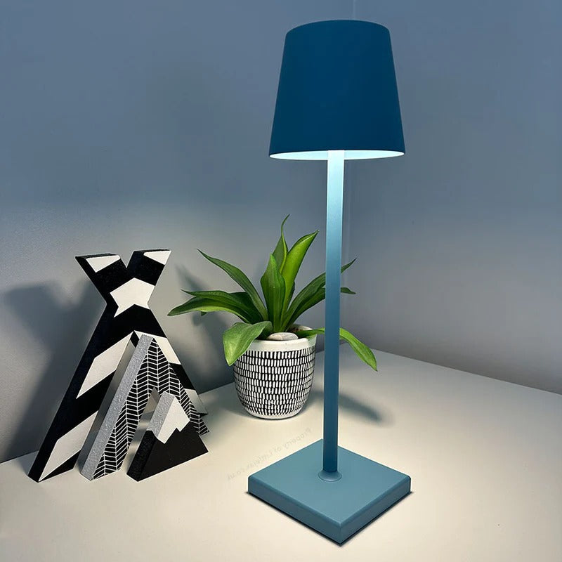 Rechargeable Table Lamp with Touch Dimming and 24-Hour Battery Life All Vera Mart