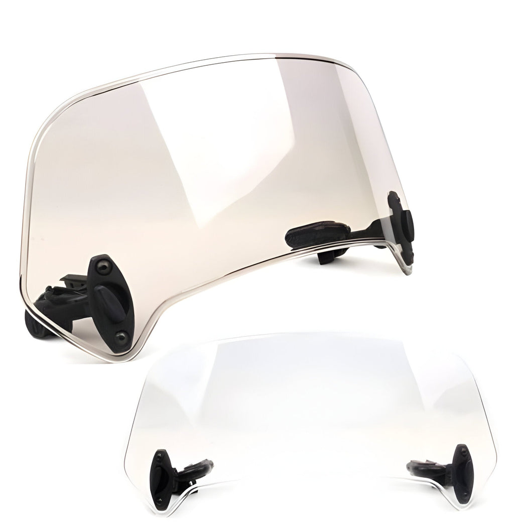 Windshield Extension Panel with Double Hinge Adjustment and Universal Clamp Mount All Vera Mart
