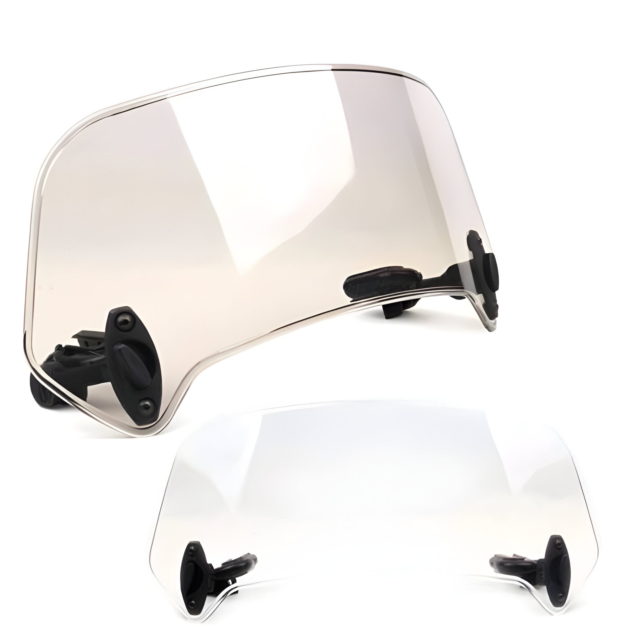 Windshield Extension Panel with Double Hinge Adjustment and Universal Clamp Mount All Vera Mart