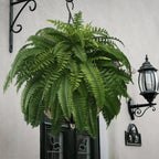 Artificial Boston Fern with Flexible Stems for Planters, Hanging Baskets and Decorative Pots