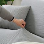 Elastic Sofa Cover with Machine Washable Fabric and Secure Grip, Pet Proof All Vera Mart