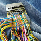Fabric Repair Loom with Crochet and Sewing Needles, Pattern Guide All Vera Mart