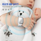 Ultrasonic Mosquito Repellent Wristband with Three Blocking Modes and 130-Hour Runtime All Vera Mart