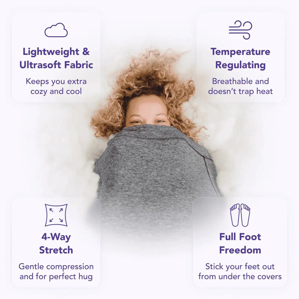 Swaddle Blanket for Adults with Gentle Compression and Breathable Knit, Adjustable Fit All Vera Mart