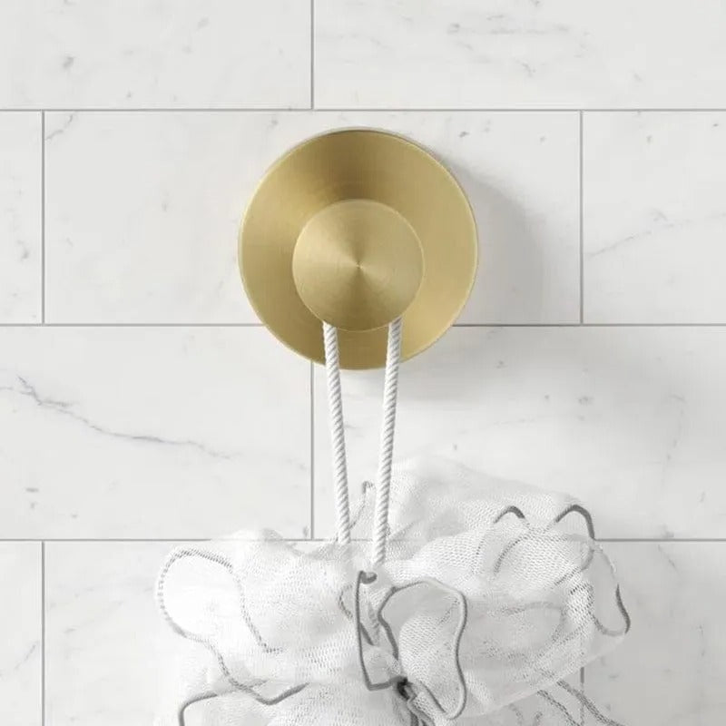 Twist Lock Suction Cup Hook with Metal Extension for Glass and Tile All Vera Mart