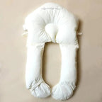 Adjustable Baby Pillow with Recessed Head Zone and Arm Grooves for Newborn to Toddler All Vera Mart