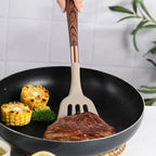 10-Piece Non-Scratch Cooking Utensil Set with Heat-Resistant Handles All Vera Mart